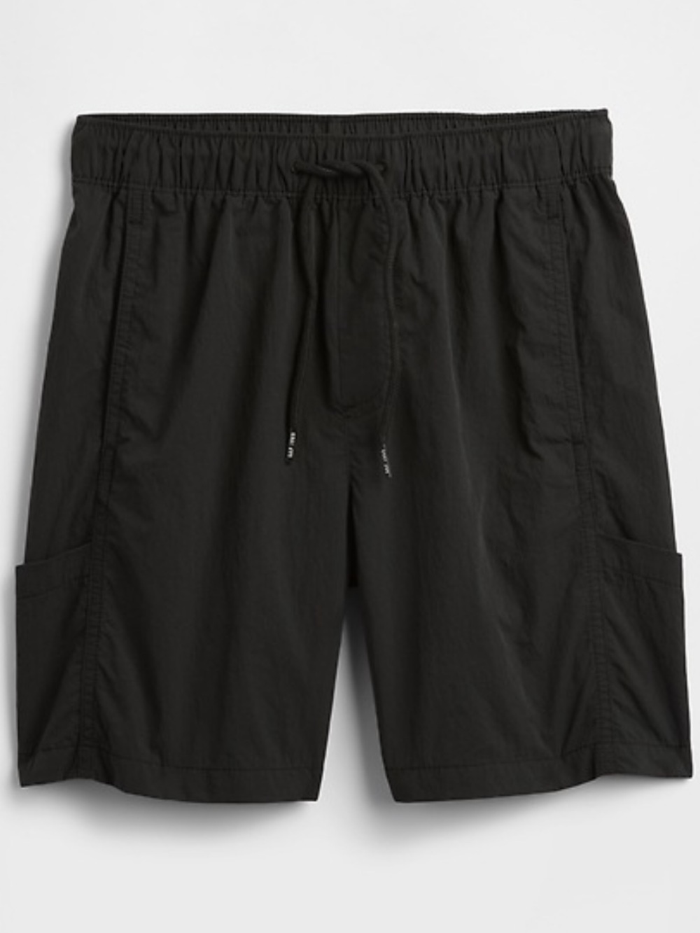 GAP Factory Black Relaxed Pull-On Hybrid Cargo Shorts